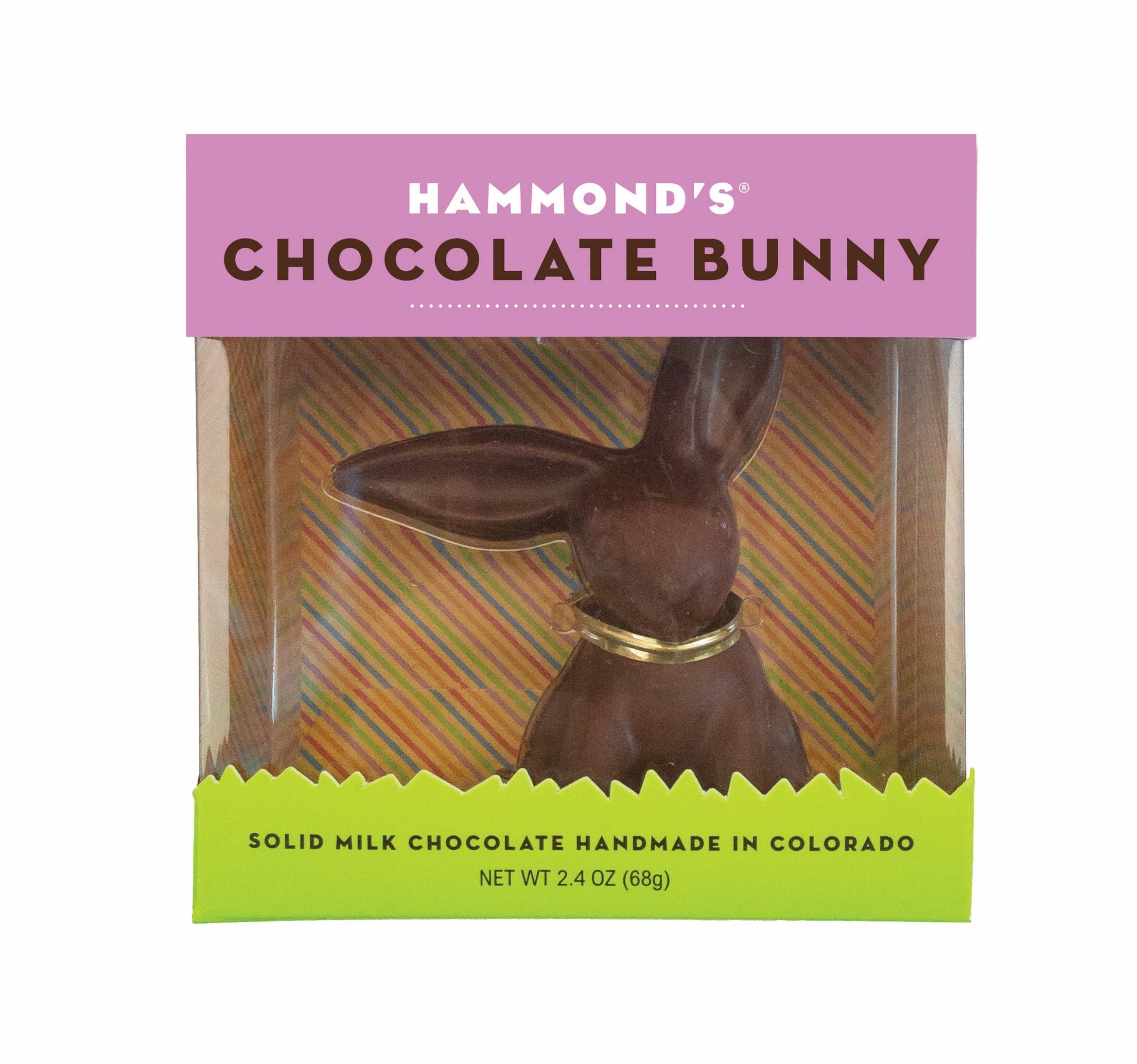 Chocolate Small Bunny 2.4oz Hammond's Candies