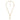 Paperclip Chain Link Necklace Featuring Clover Pendant Gold Judson