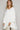 Oversize V-neck quarter sleeve frayed edge knit top SALE: OFF WHITE / S Pol Clothing