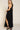 Sleeveless racerback back zipper front slit knit maxi dress: TOFFEE / S Pol Clothing