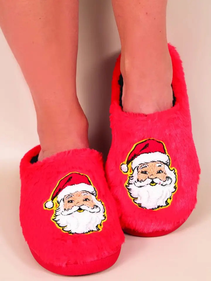 Santa Face Slippers Simply Southern The Mustard Seed Collection, The Seed