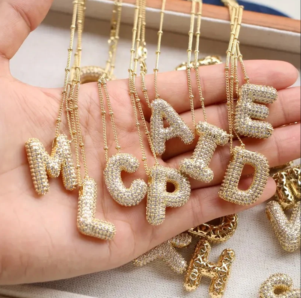 ✨Trendy Bubble Initial Necklaces✨: M Kate Tuesday Jewelry