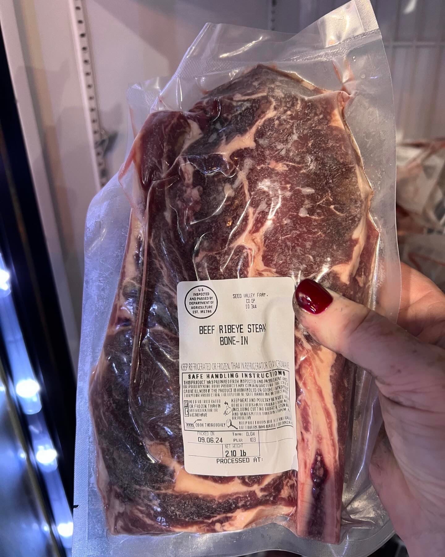 FL GFF Ribeye Steak seed valley farm coop