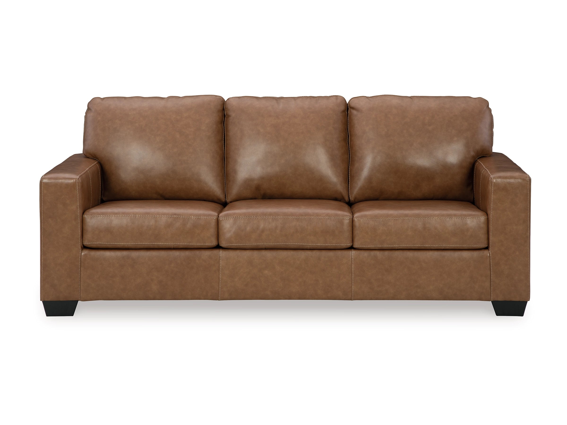 NEW! Leather Camel Sofa Ashley