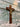 Vintage Wood and Brass Crucifix The Mustard Seed Collection, The Seed