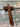 Vintage Wood and Brass Crucifix The Mustard Seed Collection, The Seed