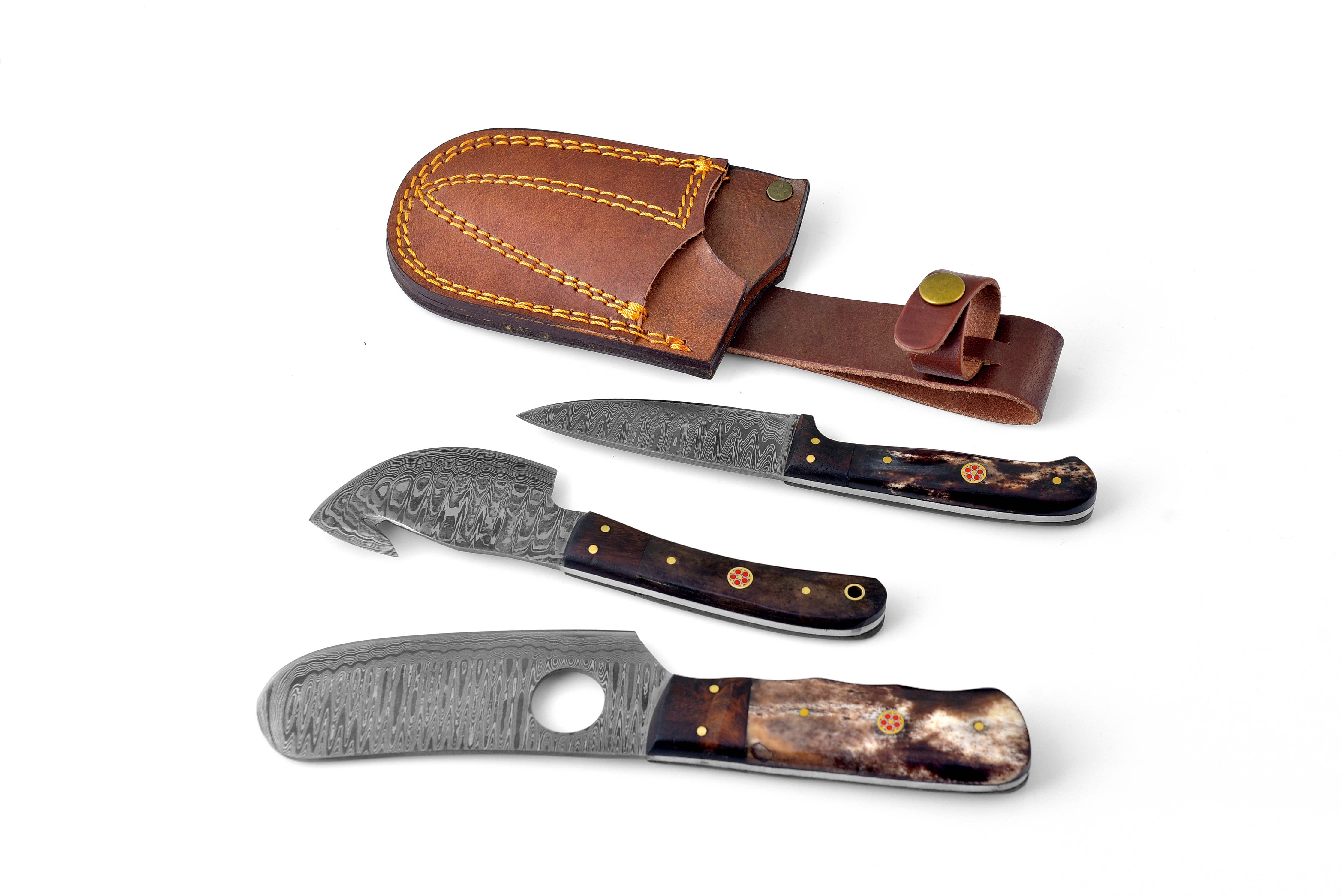 Damascus Steel Hunting/Outdoor Set TK-071 (LIMITED) Titan International