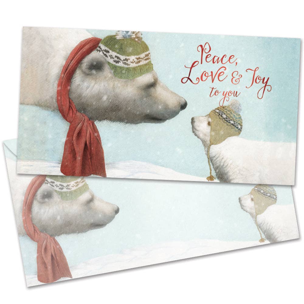 Peace Love Joy Money Holder Holiday SKU ZS70045 Tree-Free Greetings