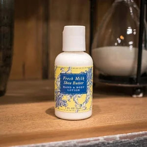 Fresh Milk & Shea Butter— 2oz Bottle Purse Lotion greenwhich bay trading co