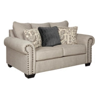 NEW! Neutral 4 Pillow Back Sofa Matching Love Seat Ashley